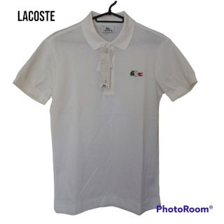 ラコステ(LACOSTE)の★新品 未使用★ラコステ 人気 半袖ポロシャツ 国旗シリーズ Sサイズ(ポロシャツ)