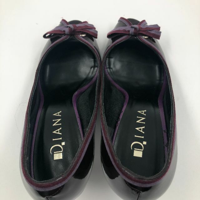 DIANA(ダイアナ)のダイアナ オープントゥ リボン パンプス レディースの靴/シューズ(ハイヒール/パンプス)の商品写真
