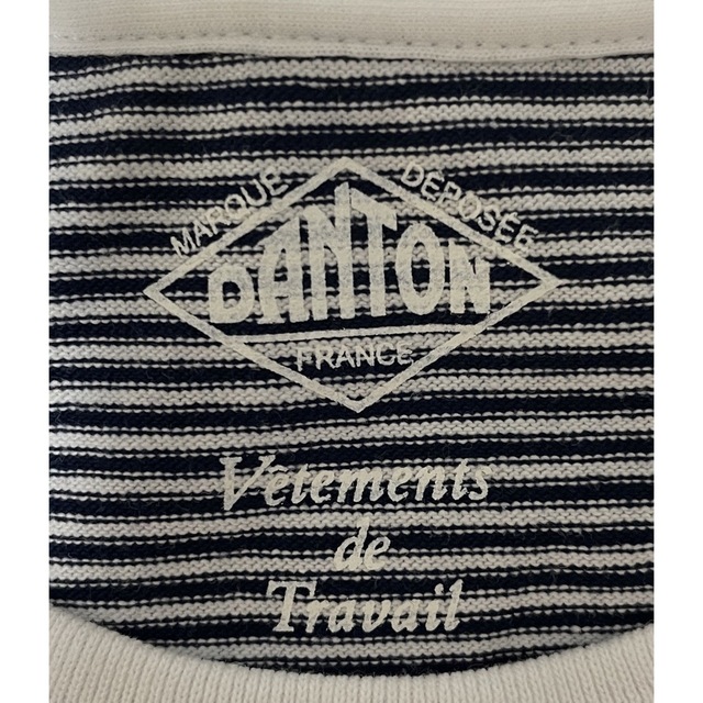 DANTON(ダントン)の新品未使用　DANTON ダントン ボーダーTシャツ 38  メンズのトップス(Tシャツ/カットソー(半袖/袖なし))の商品写真