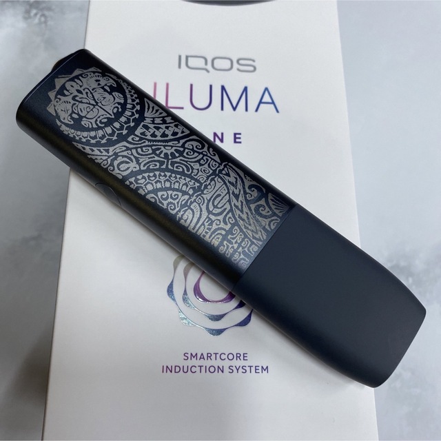 iQOS ILUMAONE イルマワン レーザー加工 ポリネシアン タトゥー 黒 1