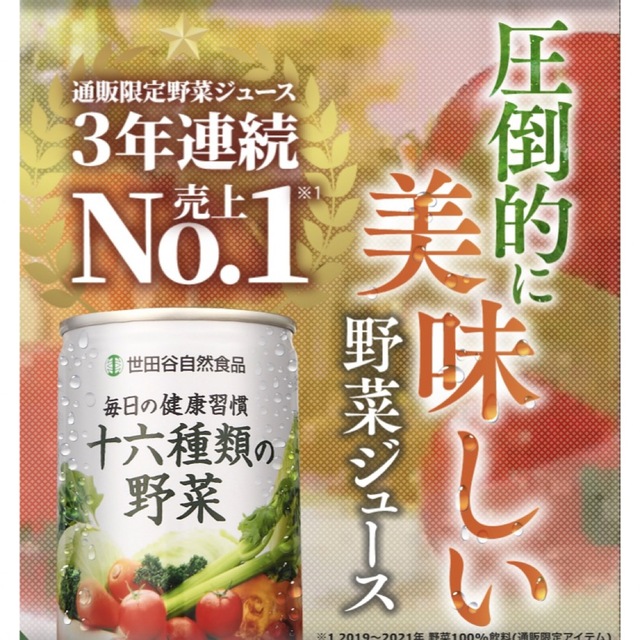 世田谷自然食品　16種類の野菜　30本