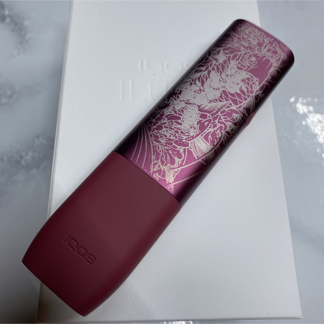 iQOS ILUMA ONE アイコス イルマ ワン 鯉 滝登り 菊 加工 赤 2