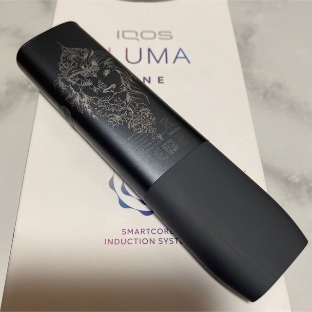 iQOS ILUMAONE イルマワン 加工 ライオン トライバル タトゥー 黒 5