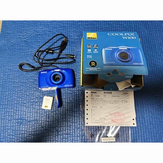 ニコン(Nikon)のNikon クールピクスW100 青色(コンパクトデジタルカメラ)