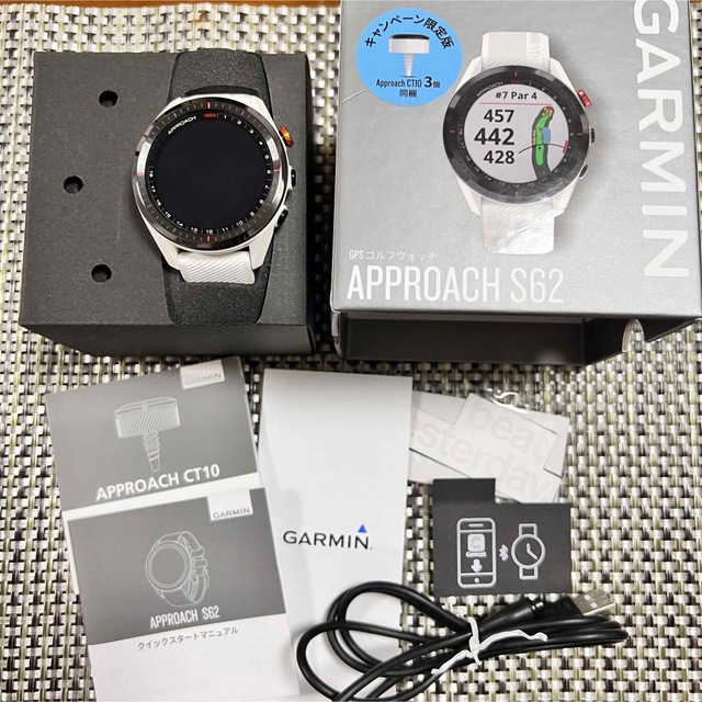 GARMIN(ガーミン)の【ひな様専用】GARMIN ゴルフウォッチ APPROACH S62 スポーツ/アウトドアのゴルフ(その他)の商品写真