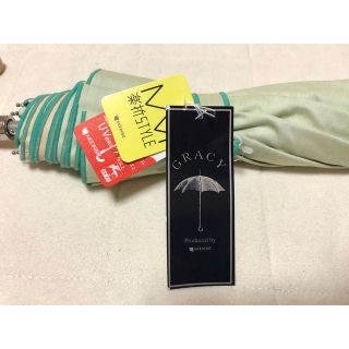 2種類選べる 145新品グレイシー GRACY晴雨兼用折り畳み日傘楽折れSTYLE