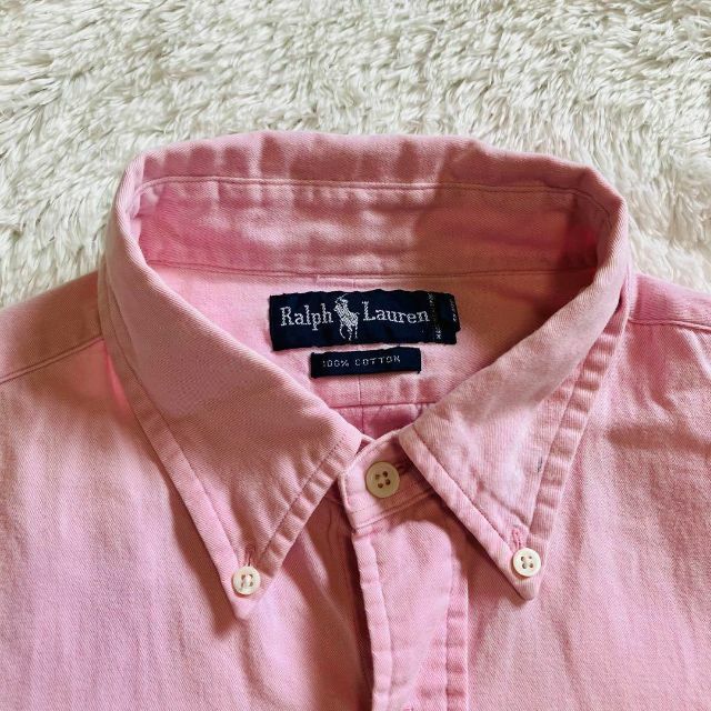 Ralph Lauren(ラルフローレン)のラルフローレン　半袖シャツ　ピンク　XL レディースのトップス(Tシャツ(半袖/袖なし))の商品写真