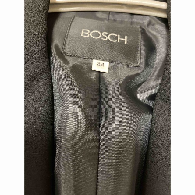 BOSCH(ボッシュ)のボッシュ　スーツ　ジャケット　黒 レディースのフォーマル/ドレス(スーツ)の商品写真