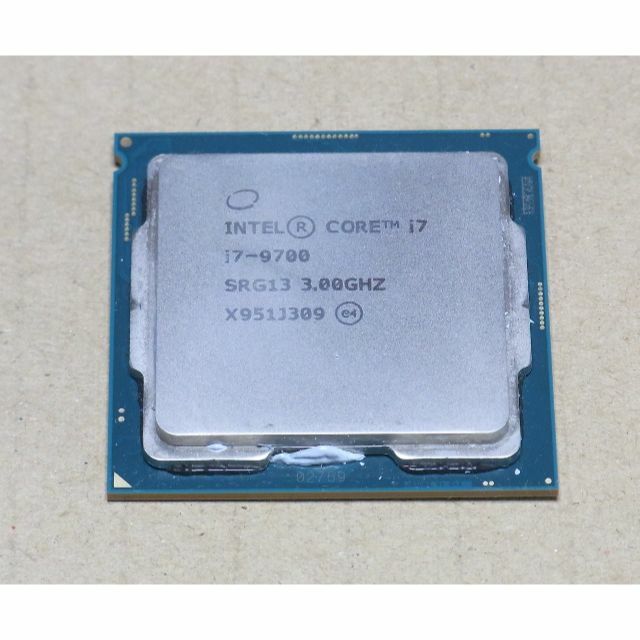intel Core i7-9700 LGA1151 CPUPCパーツ