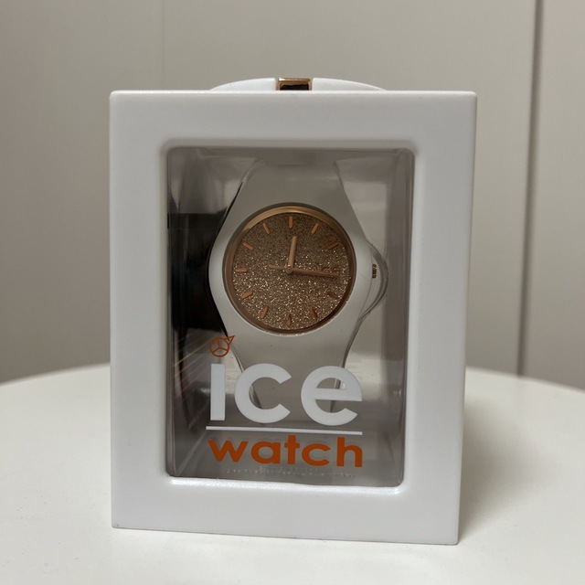 ice watch 白×ピンクゴールド