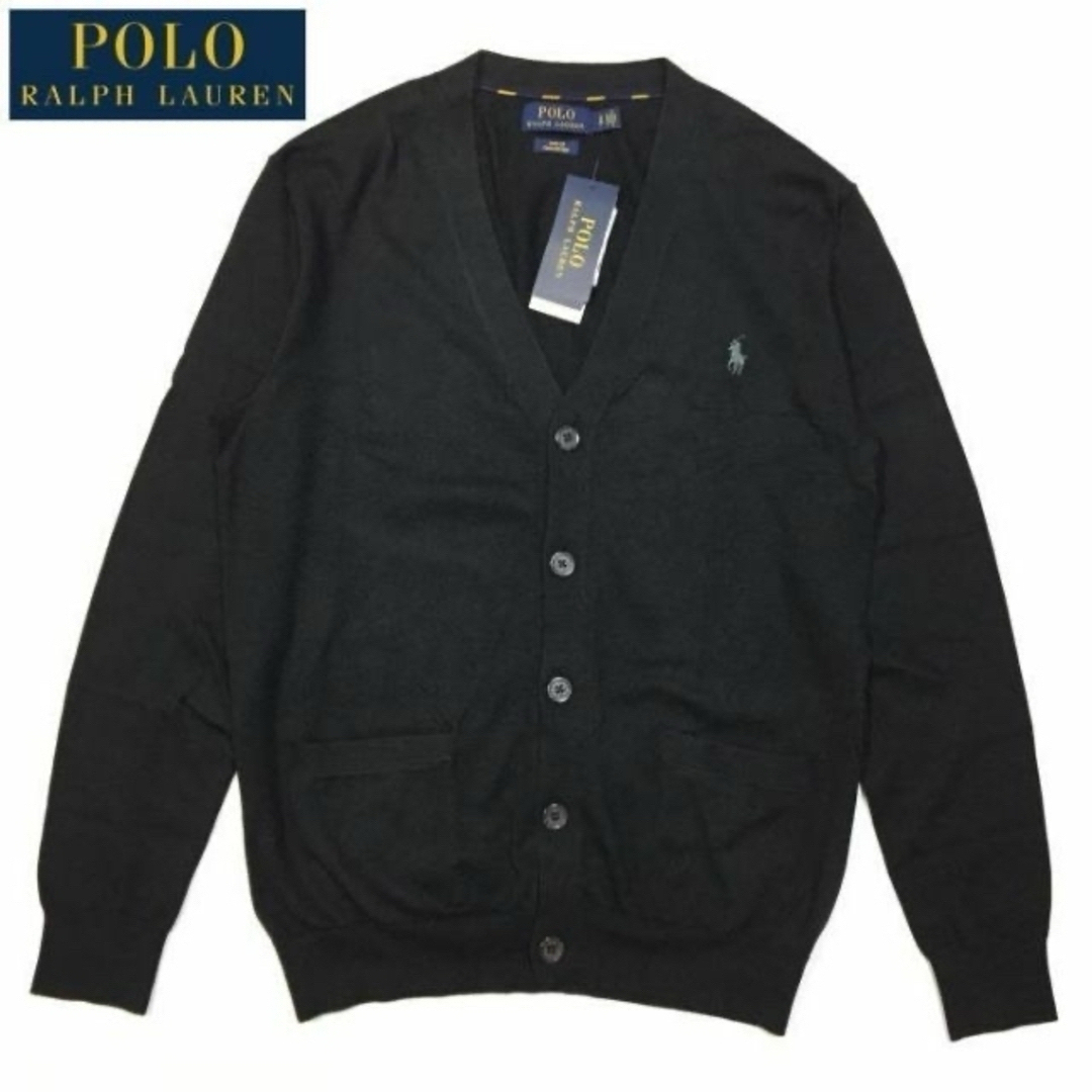 POLO RALPH LAUREN(ポロラルフローレン)の定価24,200円 新品 正規 ポロ ラルフローレン ピマコットン カーディガン メンズのトップス(カーディガン)の商品写真