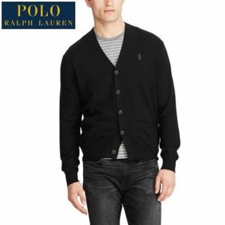 ポロラルフローレン(POLO RALPH LAUREN)の定価24,200円 新品 正規 ポロ ラルフローレン ピマコットン カーディガン(カーディガン)