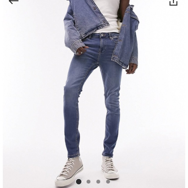 asos(エイソス)の新品　ASOS デニム　ブルー メンズのパンツ(デニム/ジーンズ)の商品写真