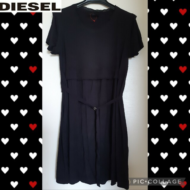 ☆1点限り☆ DIESEL ワンピース ブラック 黒 ディーゼル