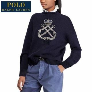 ポロラルフローレン(POLO RALPH LAUREN)の定価50,600円 美品 ポロ ラルフローレン ブリオン ロールネック セーター(ニット/セーター)