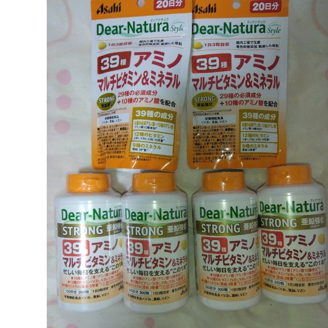 アサヒ(アサヒ)のDearNatura STRONG 39種アミノマルチビタミン＆ミネラル 食品/飲料/酒の健康食品(ビタミン)の商品写真