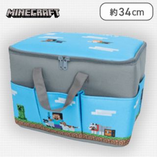 マイクラライト(MICRALITE)のマインクラフト　大きなポッケ付きバスケット(エコバッグ)