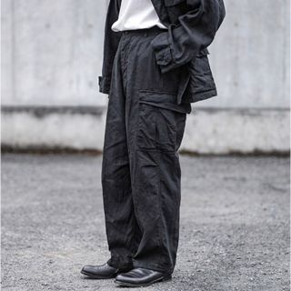 コモリ(COMOLI)のCOMOLI　 コモリ　2021SS　リネンBDU  カーゴパンツ(ワークパンツ/カーゴパンツ)