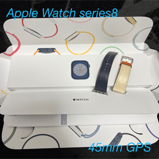 Apple Watch - Apple Watch series8 45mm GPS ミッドナイトブルー