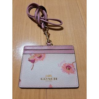 コーチ(COACH)のCOACH コーチ IDカードケース フローラル フラワー プリント(パスケース/IDカードホルダー)