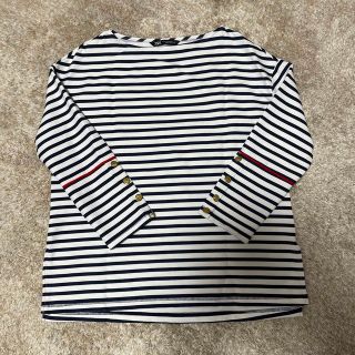 ザラ(ZARA)の美品 ZARA ボーダートップス ザラ (カットソー(長袖/七分))