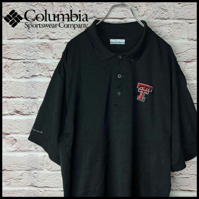 Columbia(コロンビア)の【US古着】Columbia　コロンビア　ポロシャツ　半袖　ダメージ メンズのトップス(ポロシャツ)の商品写真