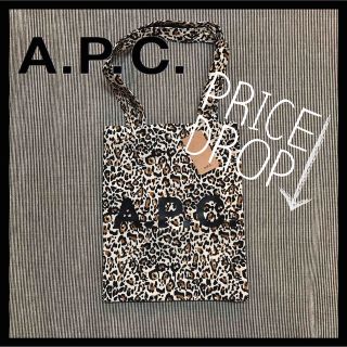 アーペーセー(A.P.C)のA.P.C トートバッグ　レオパード　ヒョウ柄(トートバッグ)