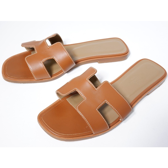 エルメスHERMES オラン サンダル【37】【LFWA71676】 - その他