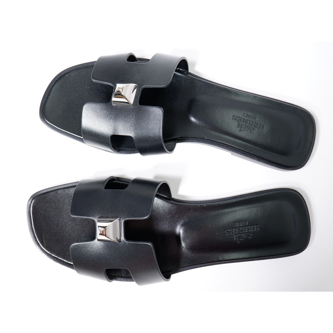 エルメスHERMES オラン スタッズ サンダル未使用品【37】【LFWA71674】