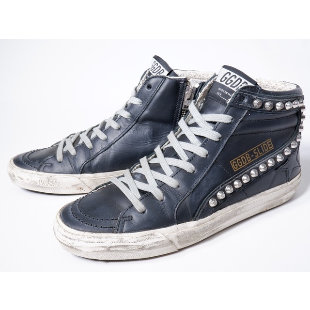 レディースGOLDEN GOOSEゴールデングース L'Appartementアパルトモン購入HI STUDS SNEAKERSハイスタッズスニーカー(Slide)【37】【LFWA71671】