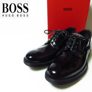 ヒューゴボス(HUGO BOSS)の未使用品 HUGOBOSS ヒューゴボス 革靴 ビジネスシューズ 42 約27㎝(ドレス/ビジネス)