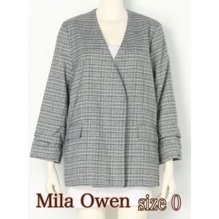 ミラオーウェン(Mila Owen)の【Mila Owen 】袖タックノーカラージャケット　(ノーカラージャケット)