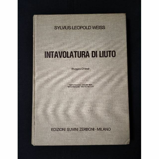 SILVIUS LEOPOLD WEISS INTAVOLAT 楽器のギター(クラシックギター)の商品写真