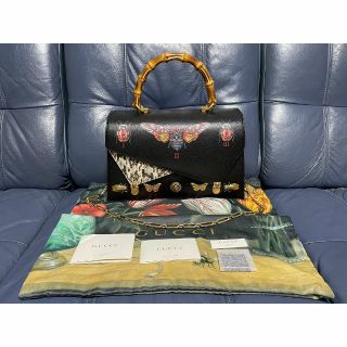 グッチ(Gucci)のGucci グッチ オッティリア バンブー ハンドバッグ ショルダー付(ハンドバッグ)