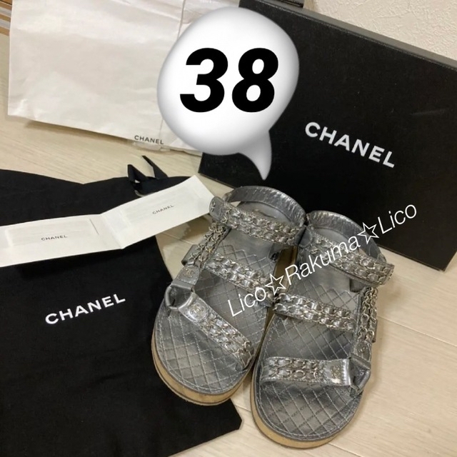 CHANEL シャネル サンダル ココマーク 38