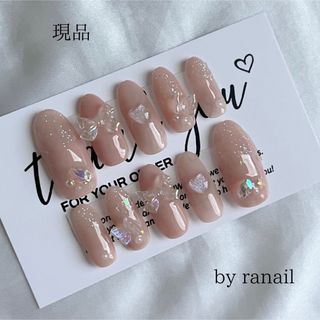 現品♡　シンプルネイル 韓国ネイル 量産型ネイル　ネイルチップ