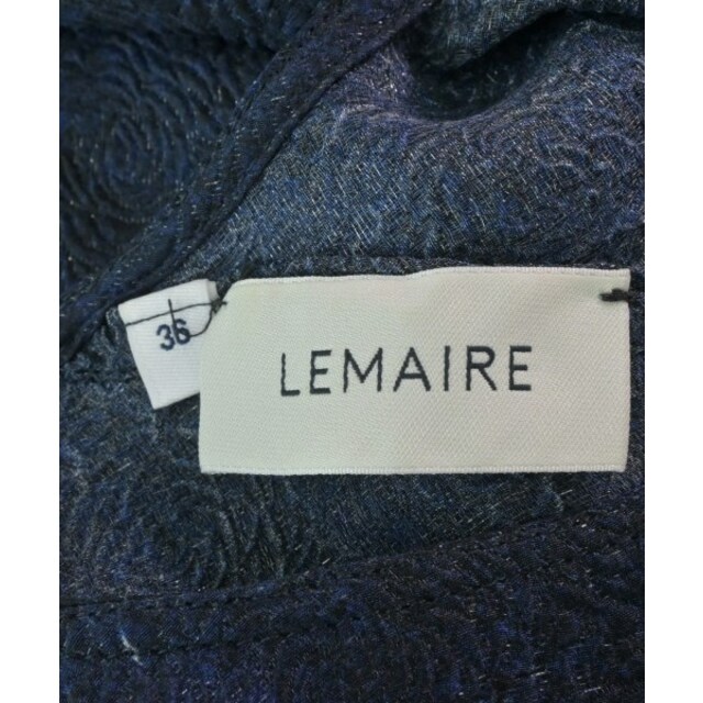 LEMAIRE(ルメール)のLEMAIRE ルメール ワンピース 36(XS位) 紺(総柄) 【古着】【中古】 レディースのワンピース(ひざ丈ワンピース)の商品写真