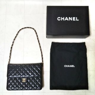 シャネル(CHANEL)の【CHANEL】マトラッセ チェーン バッグ キルティング ロゴ 黒 ブランド(ハンドバッグ)