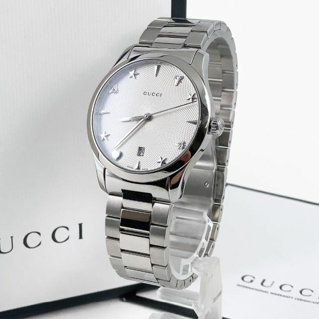 ★新品未使用★GUCCI グッチ 腕時計 ビー 蜂 ハート スター 126.4 | フリマアプリ ラクマ