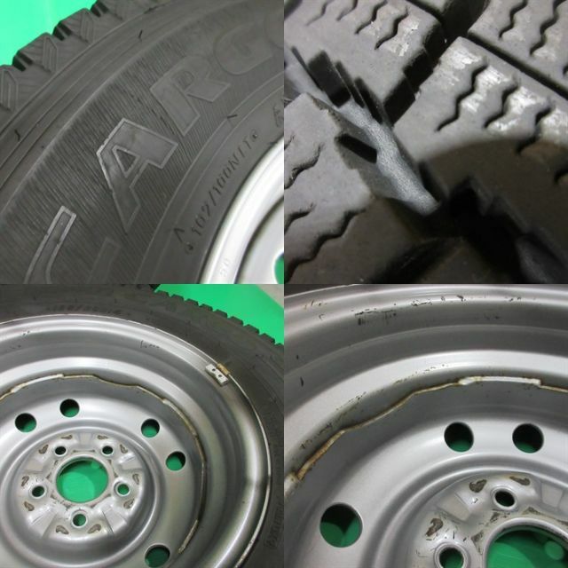 Goodyear - バネット 185/80R14 102/100N LT バリ山スタッドレス
