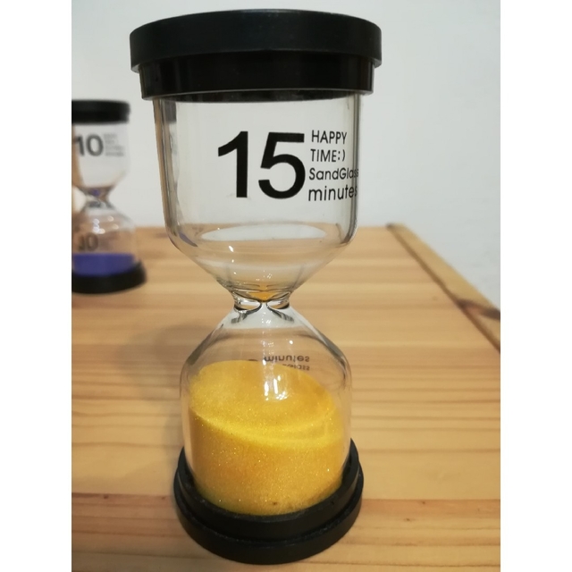 砂時計５個セット＆FELISSIMO防水マルチクロス インテリア/住まい/日用品のインテリア小物(置時計)の商品写真