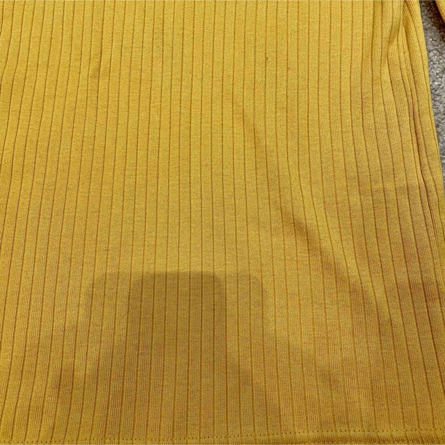 LEMAIRE(ルメール)のm’s select 半袖リブカットソー イエロー Tシャツ リブ レディースのトップス(Tシャツ(半袖/袖なし))の商品写真