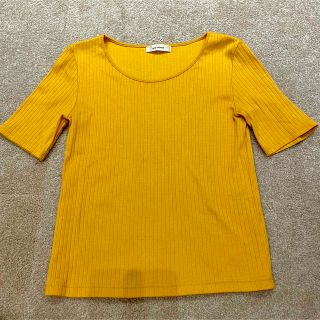 ルメール(LEMAIRE)のm’s select 半袖リブカットソー イエロー Tシャツ リブ(Tシャツ(半袖/袖なし))