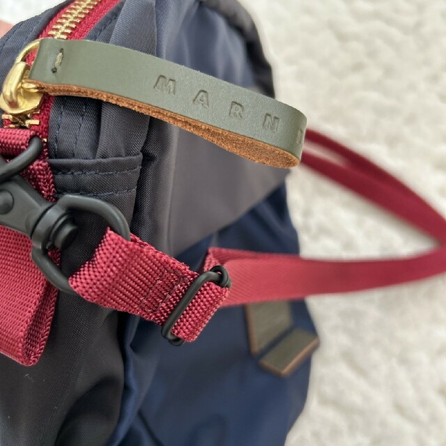 Marni(マルニ)の極美品 MARNI X PORTER - MINI SHOULDER  ネイビー レディースのバッグ(ショルダーバッグ)の商品写真