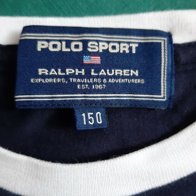 Ralph Lauren(ラルフローレン)のRALPH LAUREN Tシャツ 百貨店購入cotton100% NAVY レディースのトップス(Tシャツ(半袖/袖なし))の商品写真