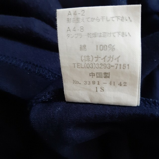 Ralph Lauren(ラルフローレン)のRALPH LAUREN Tシャツ 百貨店購入cotton100% NAVY レディースのトップス(Tシャツ(半袖/袖なし))の商品写真