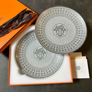 正規通販】 美品2枚 エルメス モザイク ヴァンキャトルプラチナ
