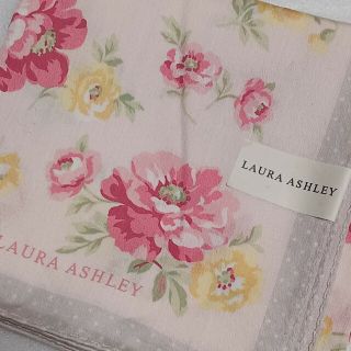 ローラアシュレイ(LAURA ASHLEY)の値下げ📌ローラアシュレイ☆大判ハンカチーフ58×58(ハンカチ)