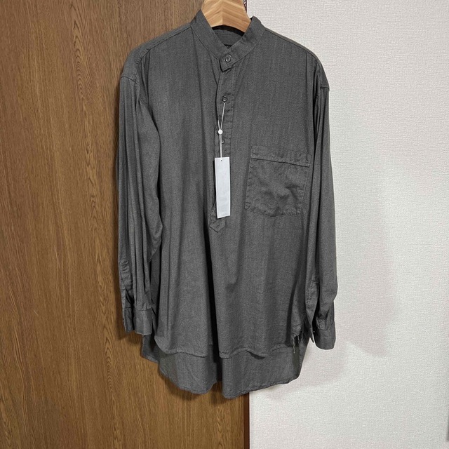 comoli コモリ ヨリ杢プルオーバーシャツ サイズ3 - Tシャツ comoli コモリ ヨリ杢プルオーバーシャツ サイズ3 - Tシャツ