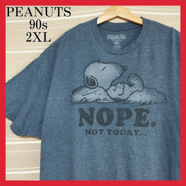 Vintage PEANUTS(ビンテージピーナッツ)の90sPEANUTS ヴィンテージピーナッツスヌーピーTシャツtシャツ 2XL メンズのトップス(Tシャツ/カットソー(半袖/袖なし))の商品写真